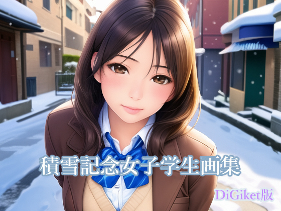 【エロ同人】積雪記念女子学生画集 DiGiket版のトップ画像