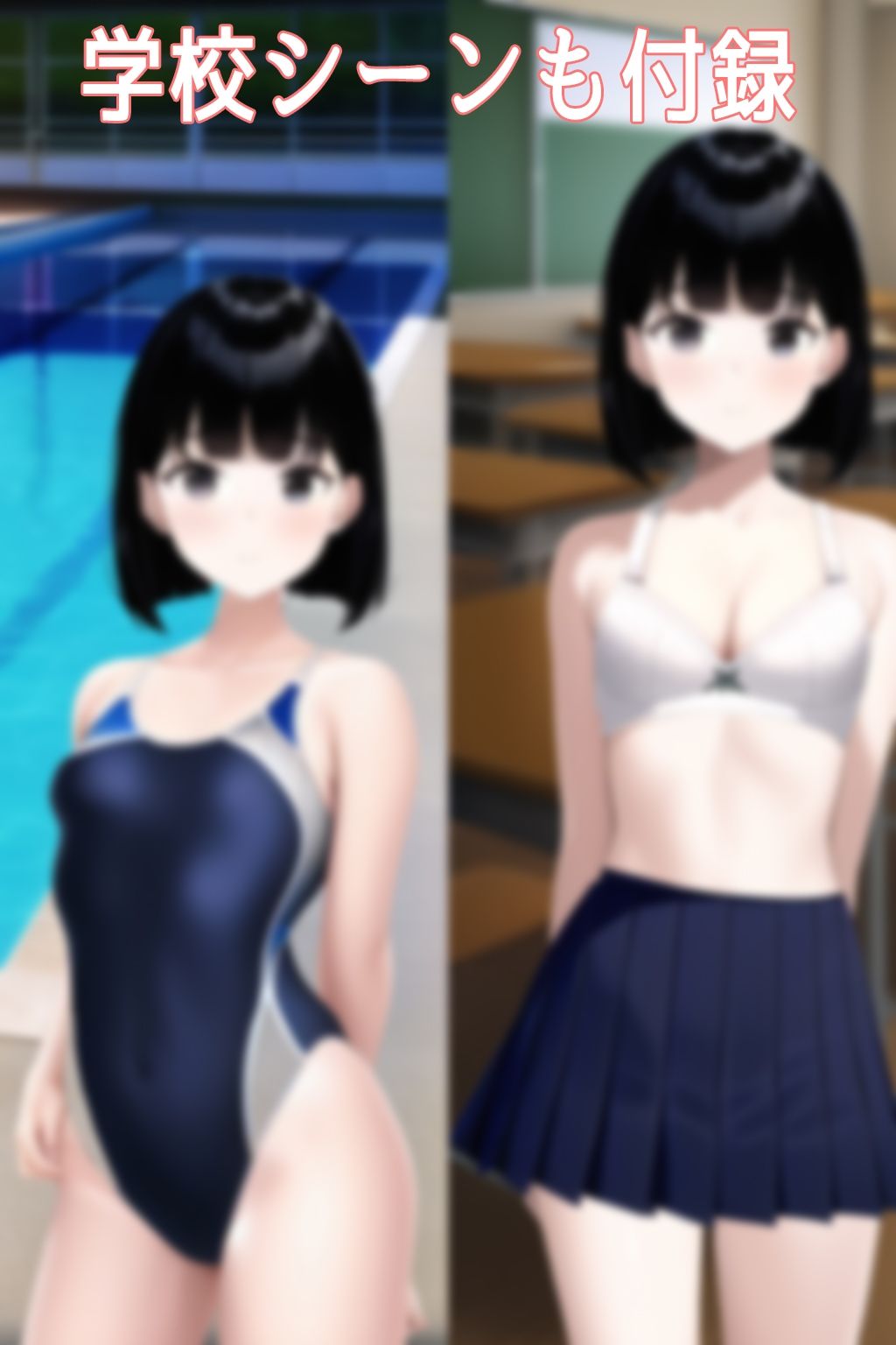 【エロ同人】厳選！スパ銭露天風呂盗撮〜発育途中の少女たち 奈々未編のトップ画像