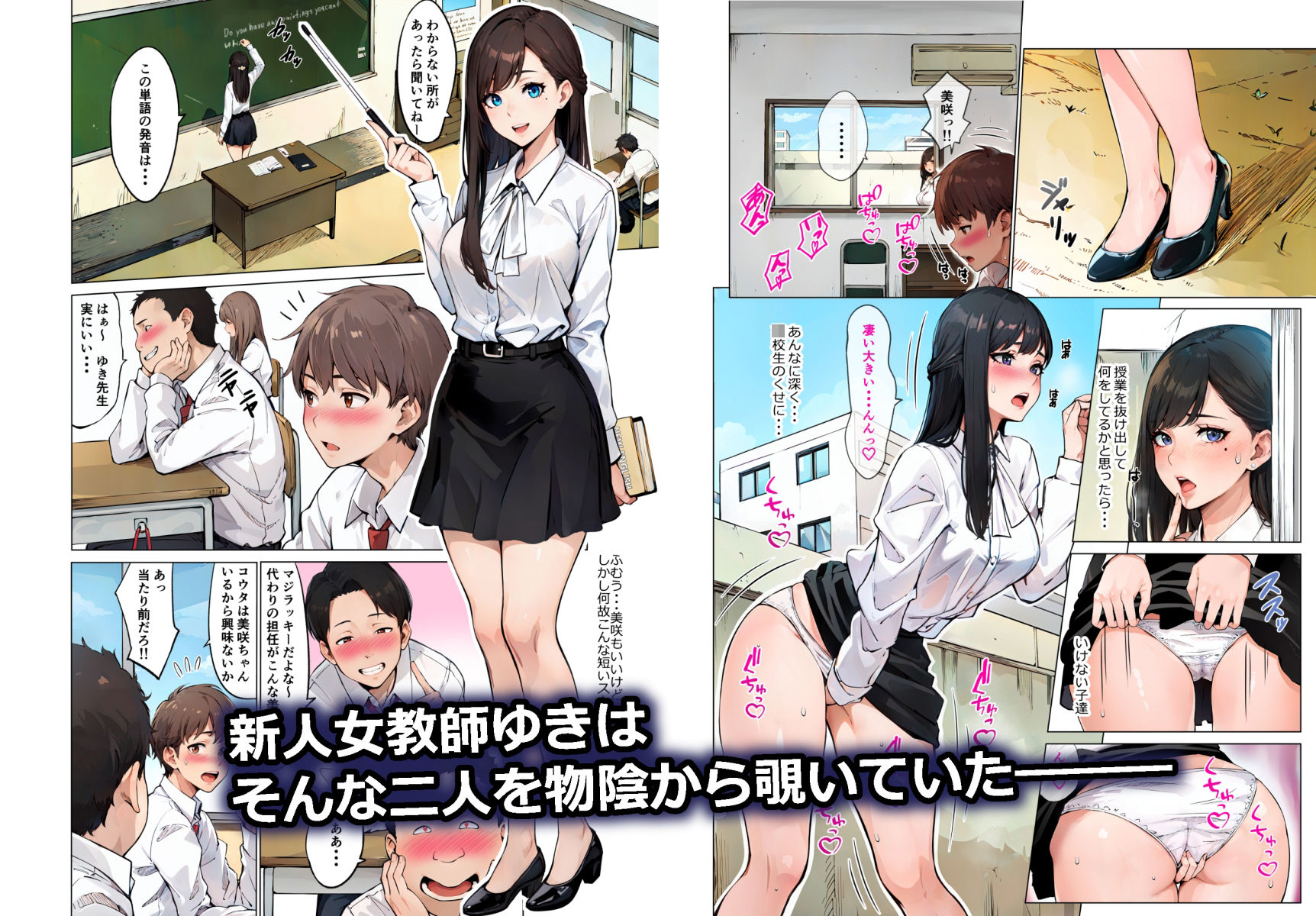 【エロ同人】淫猥可計学園〜狙われたカップル〜 リマスター版のトップ画像