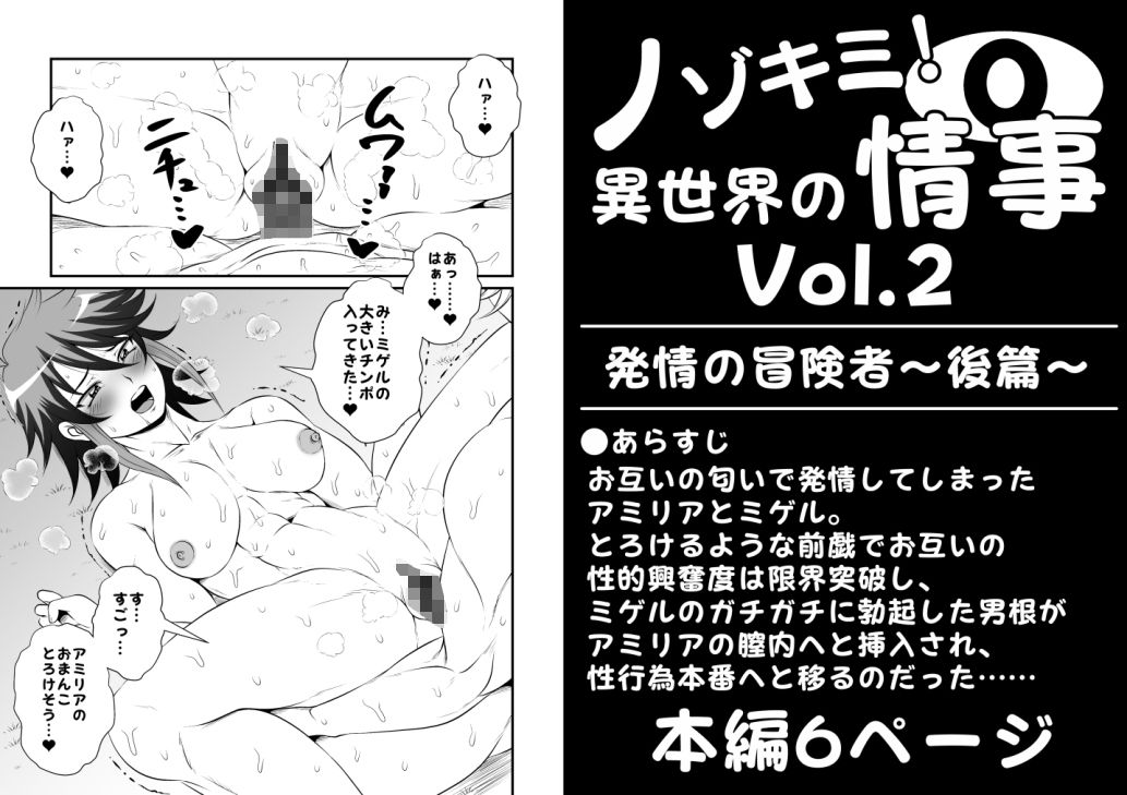 【エロ同人】ノゾキミ！異世界の情事Vol.2【発情の冒険者〜後篇〜】のトップ画像