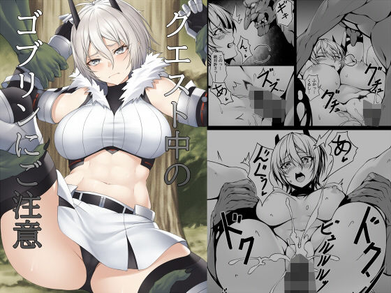 【エロ同人】クエスト中のゴブリンにご注意のトップ画像