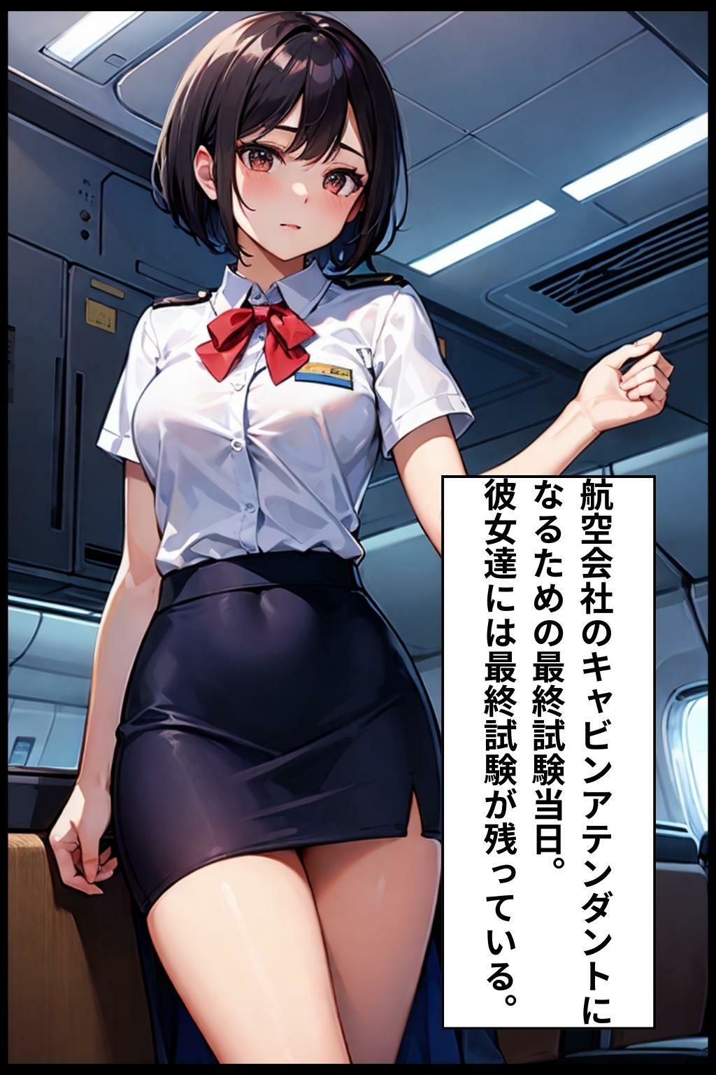 【エロ同人】添乗員身体測定試験のトップ画像
