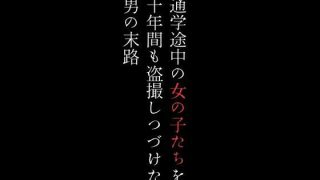 【エロ同人】通学途中の女の子たちを十年間も盗撮しつづけた男の末路のトップ画像