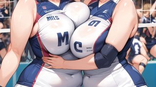 【エロ同人】ムチムチ人妻 ママさんバレー編のトップ画像