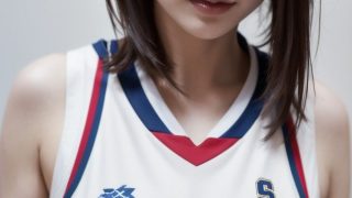 【エロ同人】美人アスリートの美ボディ【バスケ選手編】_AIコスプレ写真集_vol.1のトップ画像