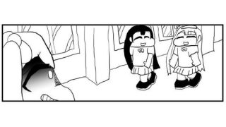 【エロ同人】ラ○ライブ！4コマ漫画「海未ちゃんは炭酸がニガテ」のトップ画像