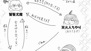 【エロ同人】ふたなりちやりと饕餮尤魔のトップ画像