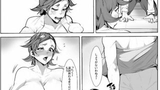 【エロ同人】性教育で赤点の息子の為に体をゆだねる母のトップ画像
