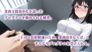 【エロ同人】催●アプリで堕ちるクール眼鏡秘書 〜完璧秘書が蕩ける奉仕快感依存〜のトップ画像