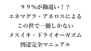 【エロ同人】99％が勘違い！？ エネマグラ・アネロスによる この世で一冊しかない メス…のトップ画像