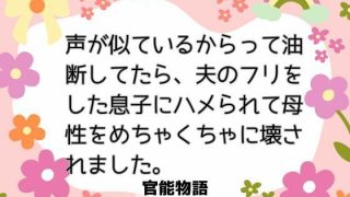 【エロ同人】声が似ているからって油断してたら、夫のフリをした息子にハメられて母性をめち…のトップ画像