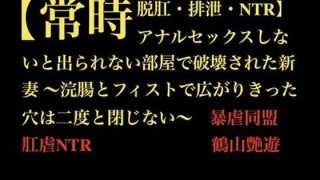 【エロ同人】【常時脱肛・排泄・NTR】アナルセックスしないと出られない部屋で破壊された…のトップ画像