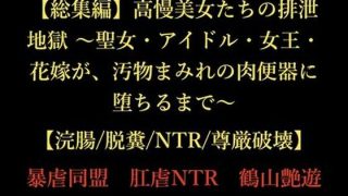 【エロ同人】【総集編】高慢美女たちの排泄地獄 〜聖女・アイドル・女王・花嫁が、汚物まみ…のトップ画像
