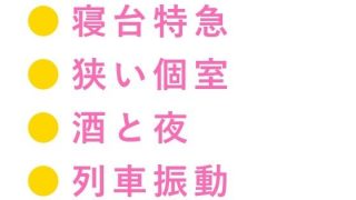 【エロ同人】最終運行の寝台特急で同室になった元バーテンダーに一杯付き合えよと誘われ朝ま…のトップ画像