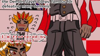 【エロ同人】Flame Swordsman and Ninja Indulge in …のトップ画像